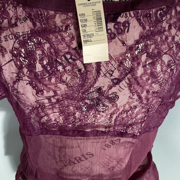 American Eagle Lace Shirt - Picture 4 of 4